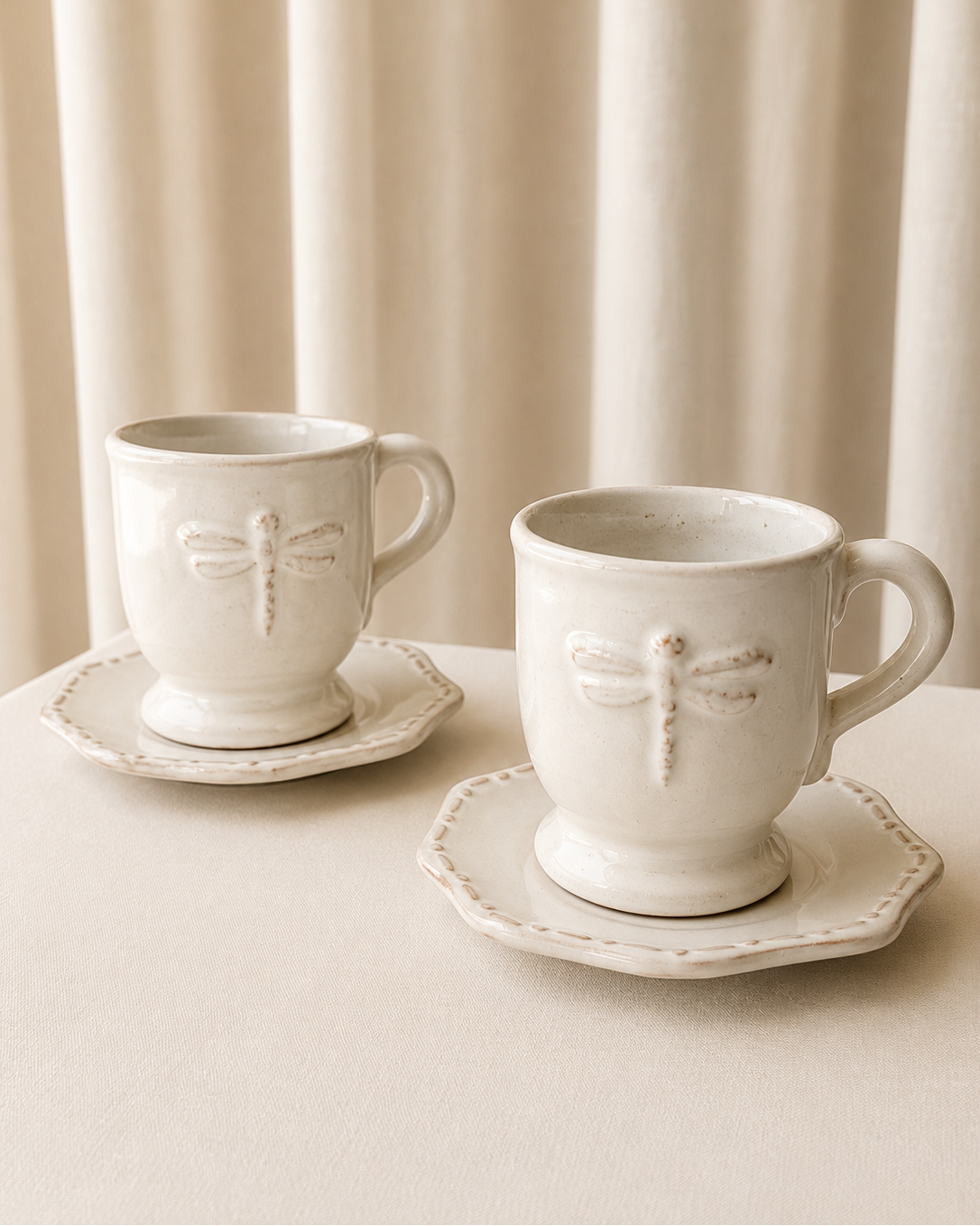 Set de Taza y Platito Libélula