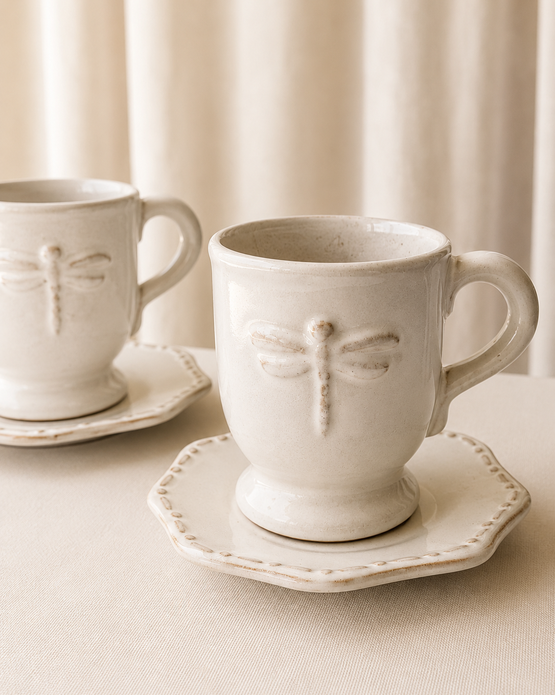 Set de Taza y Platito Libélula