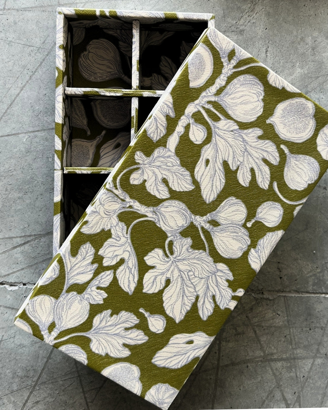 Caja de Té 8 Divisiones Higo