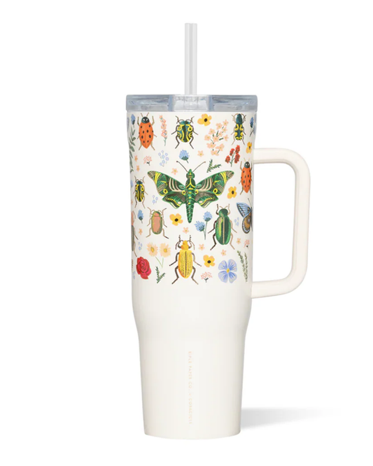 Termo con popote  - Curio Cream