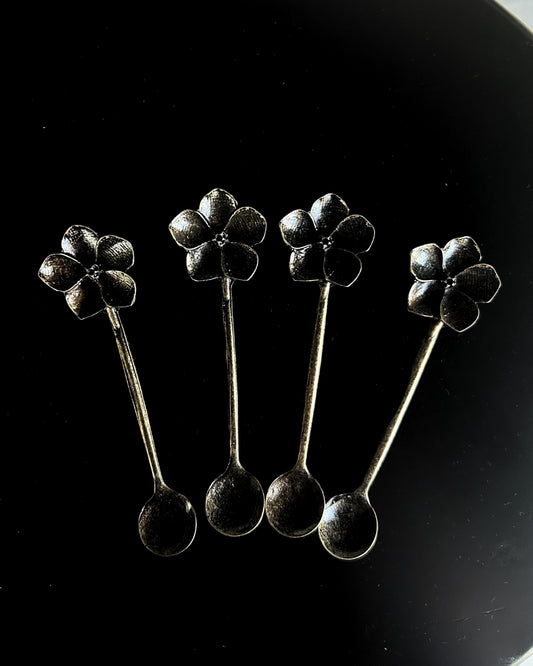 Set de 4 Cucharas Flor