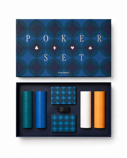 Art of Poker Azul Oscuro