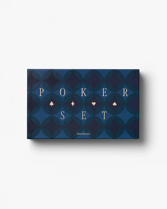 Art of Poker Azul Oscuro