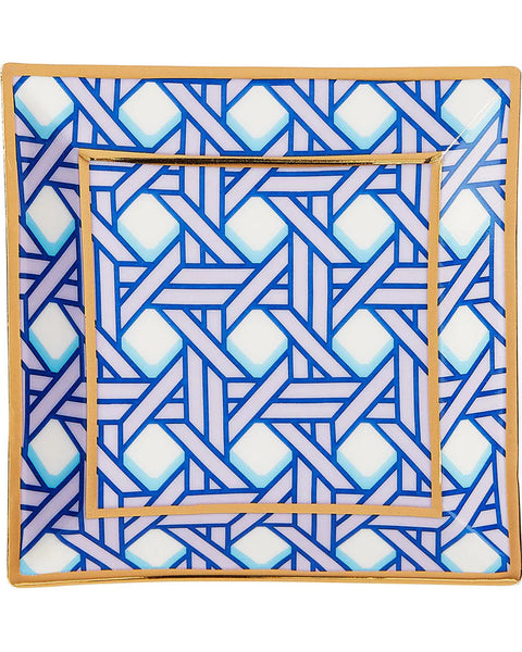 Basketweave Square Tray