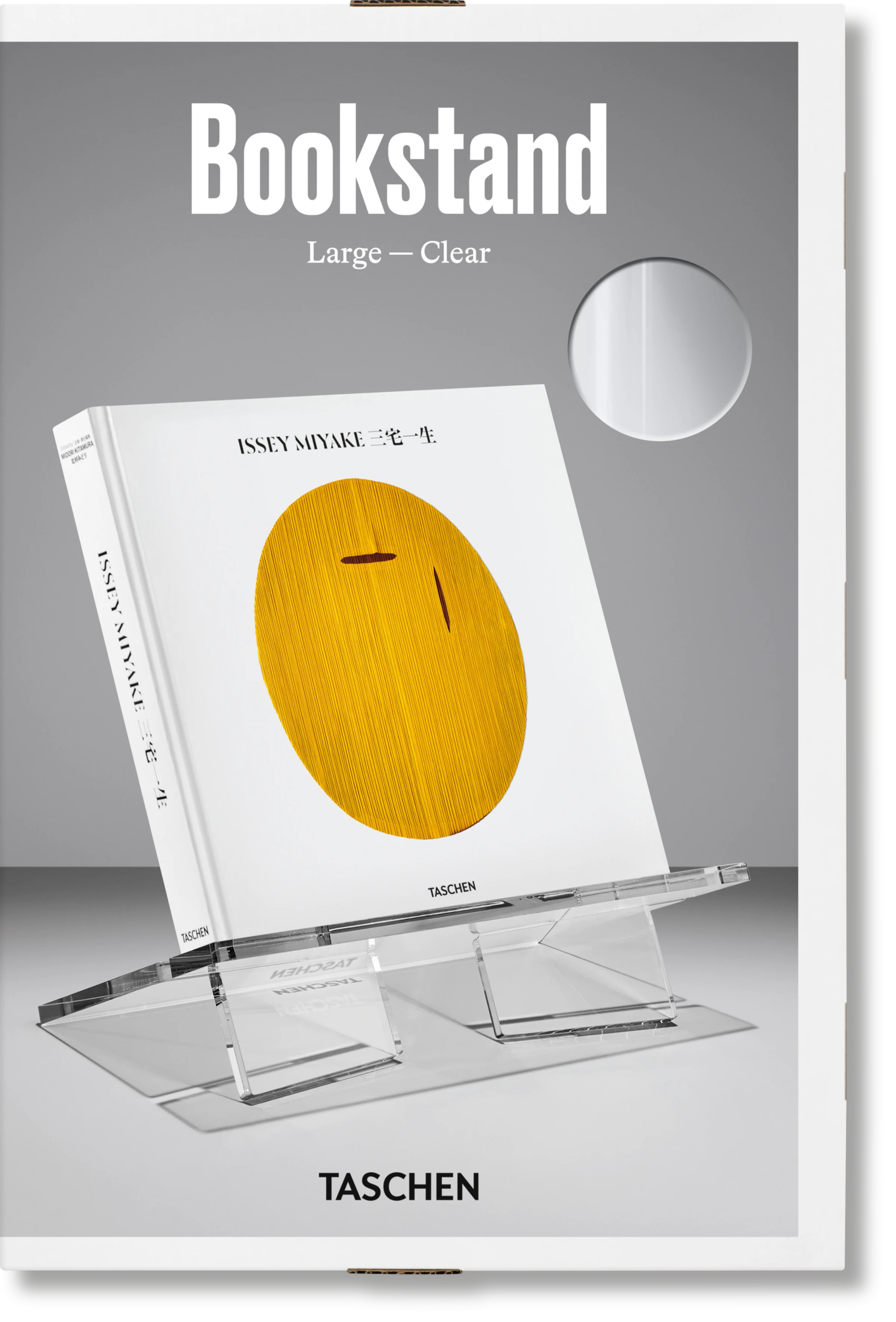 Bookstand. Large. Clear