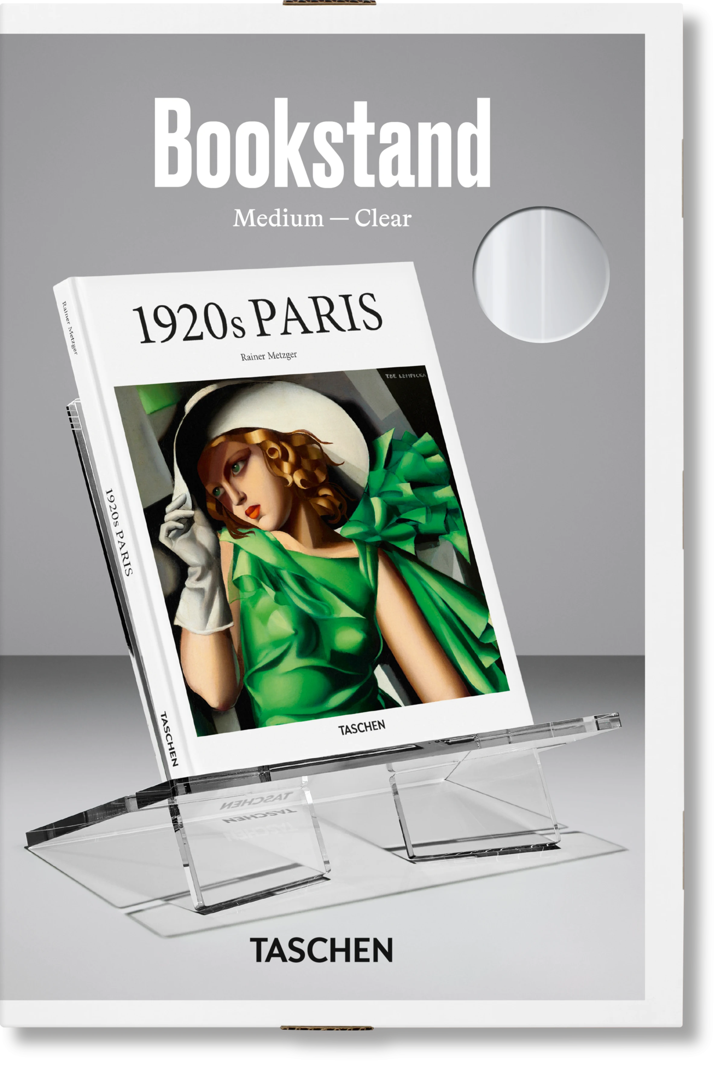 Bookstand. Medium. Clear