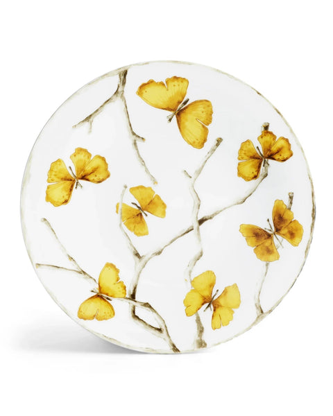 Butterfly Ginkgo Gold Plato para Ensalada