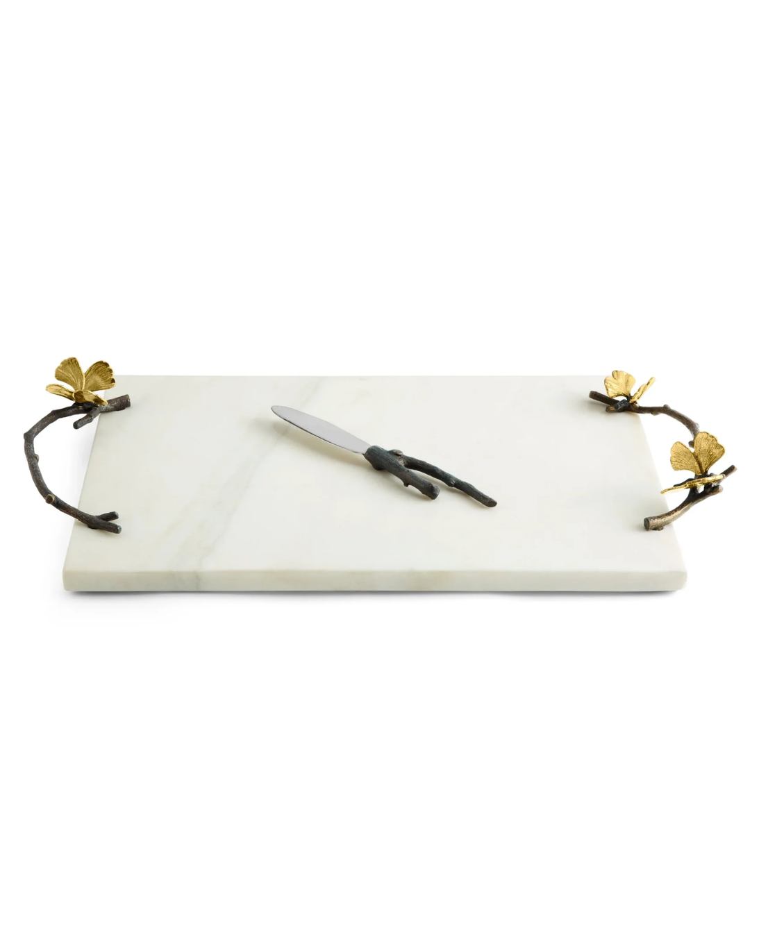 Butterfly Ginkgo Tabla para Quesos con Cuchillo