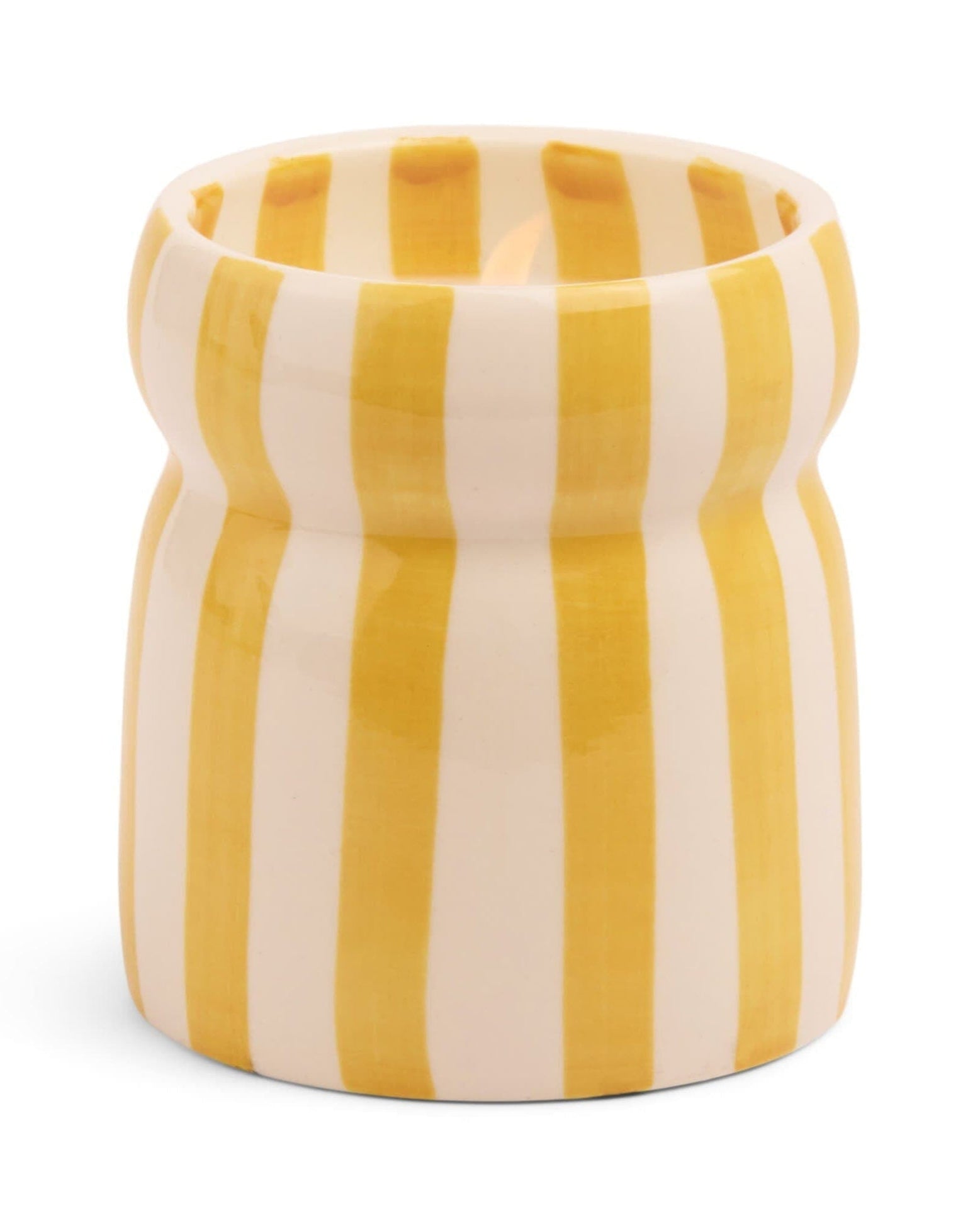 Velas Rayas Ocre - Costa Dorada
