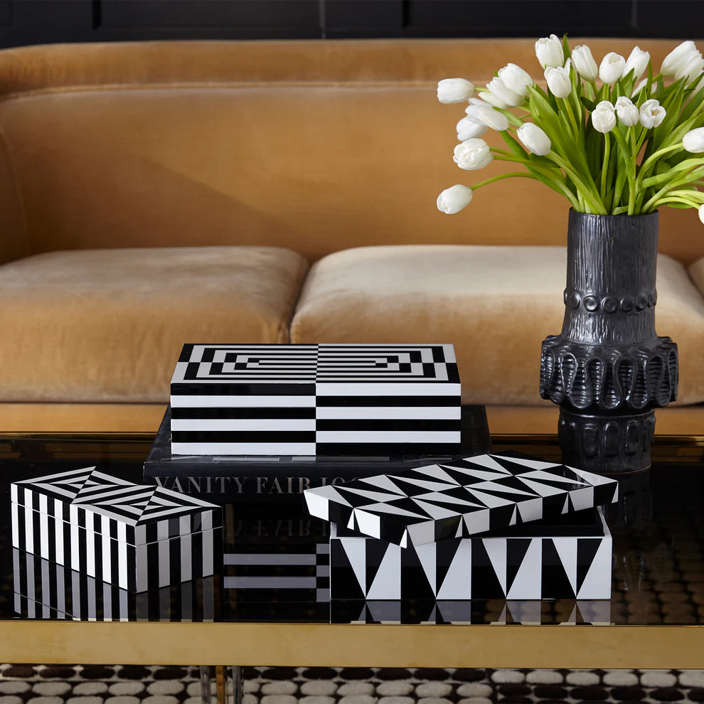 Caja Op Art Lacquer Mediana 2