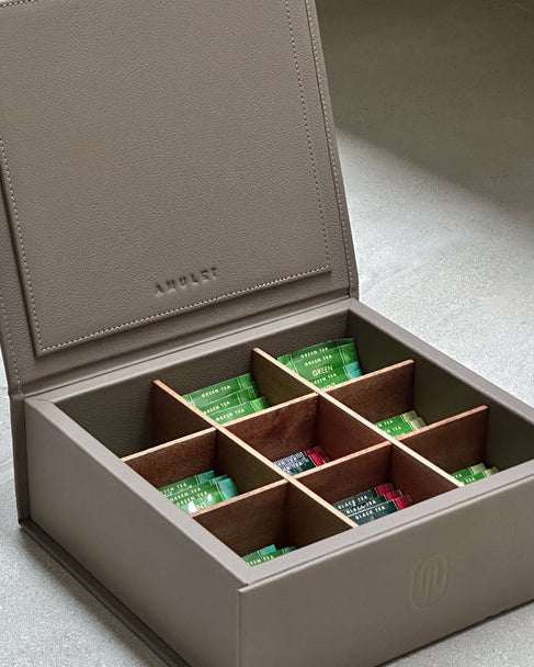 Caja de Piel Beige
