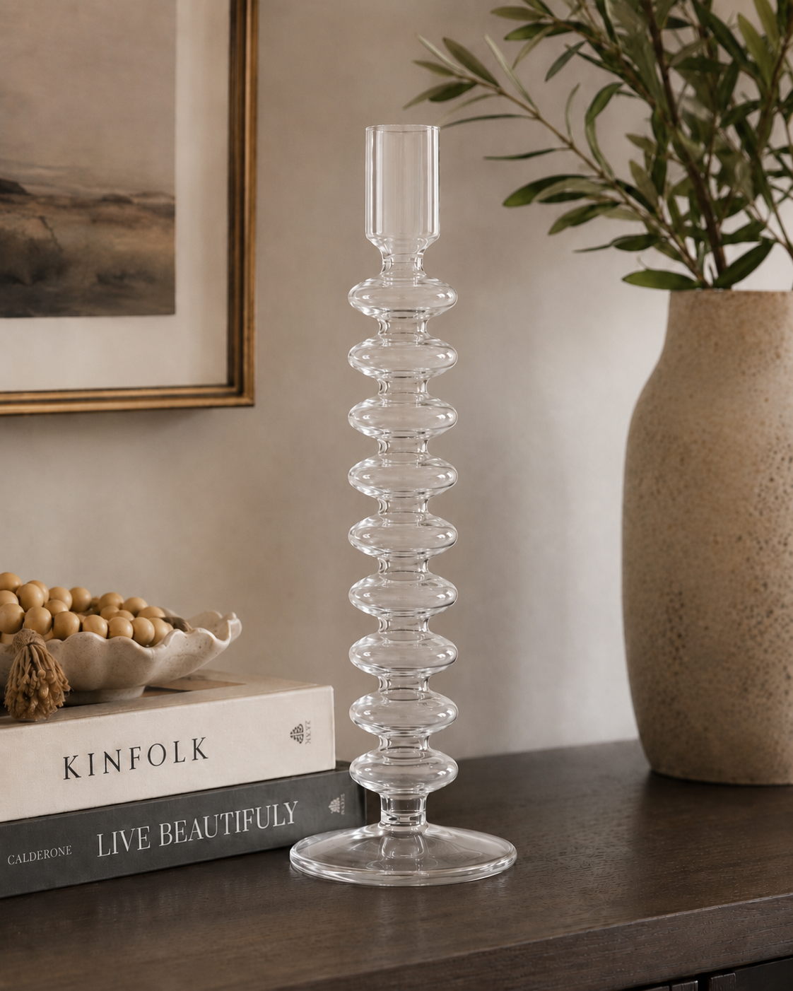 Candelabro Selena de Vidrio