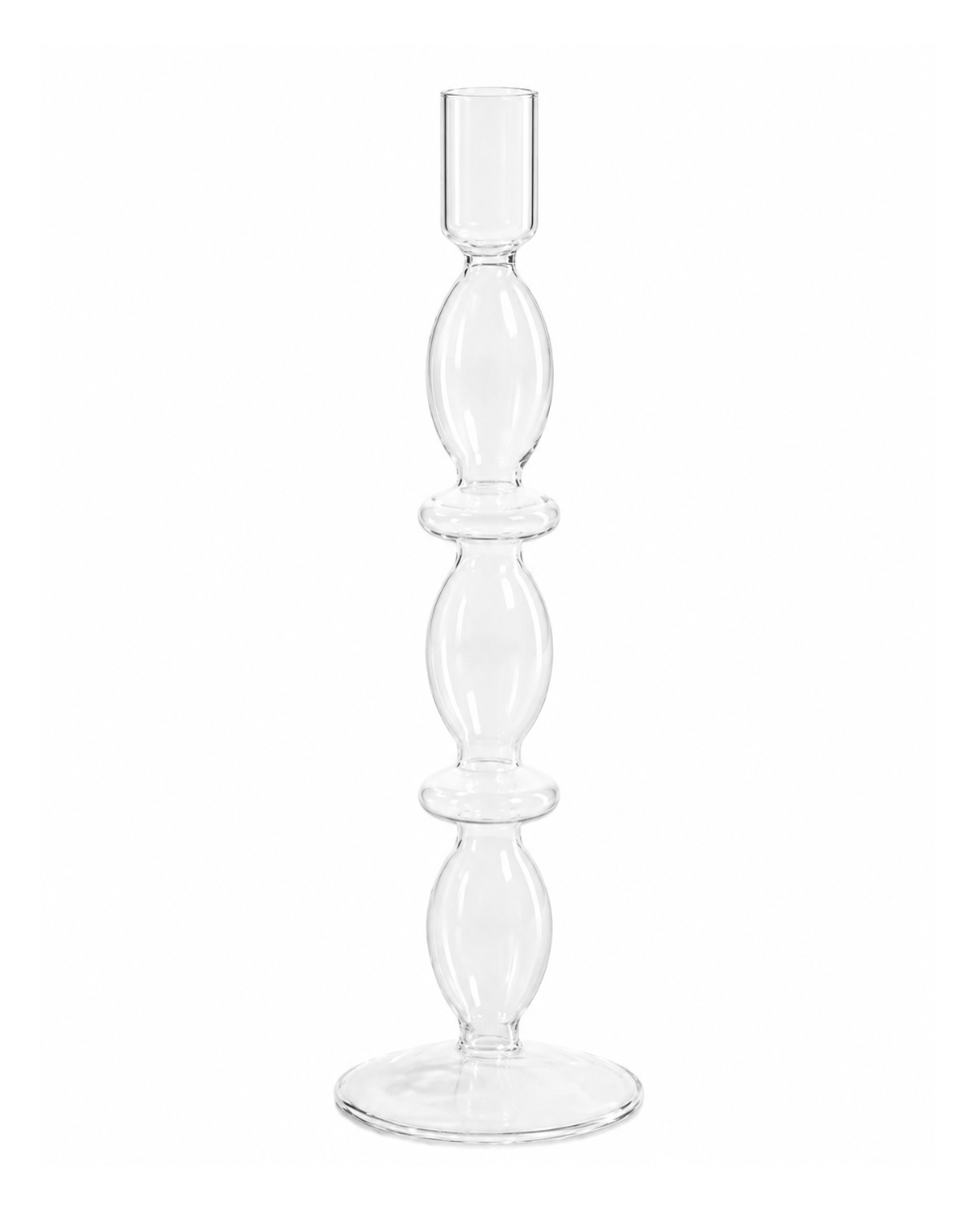 Candelabro Sirena de Vidrio