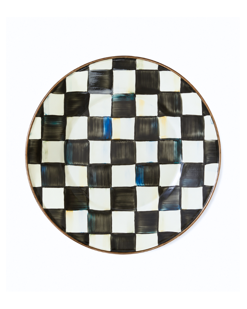 Courtly Check Dinner Plate