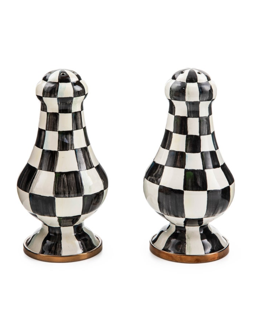 Courtly Check Large Salt & Pepper Shakers