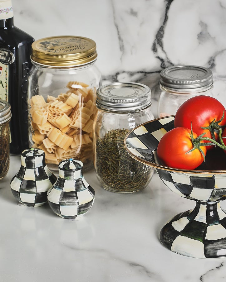 Courtly Check Salt & Pepper Shakers