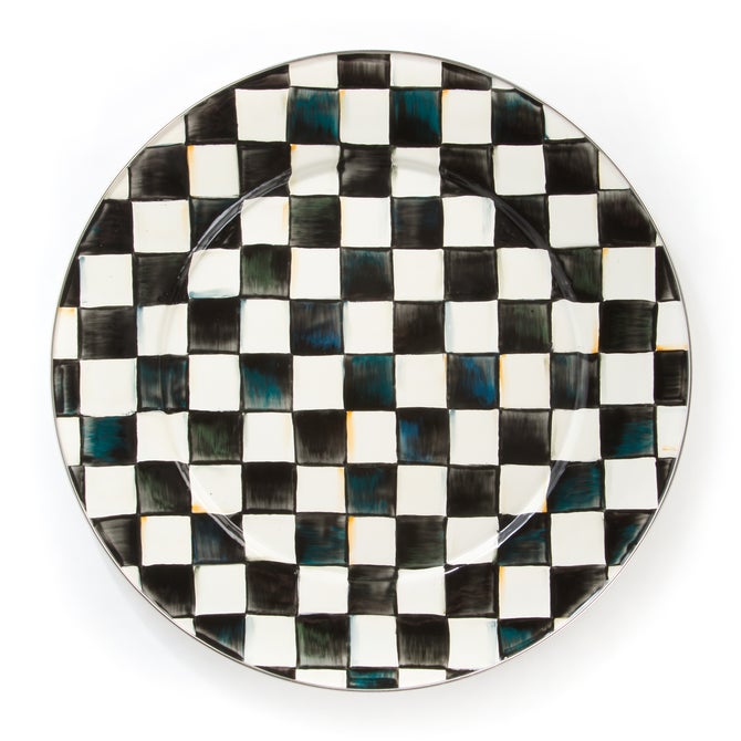 Courtly Check Serving Platter