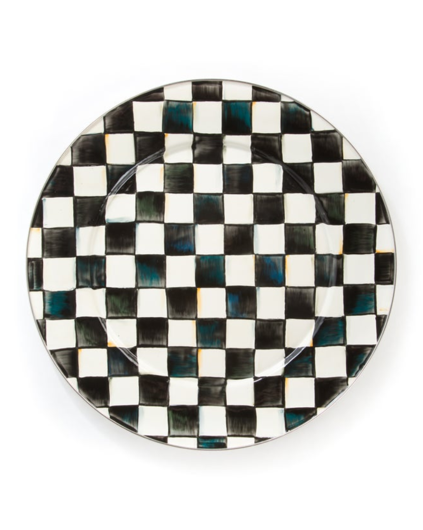 Courtly Check Serving Platter