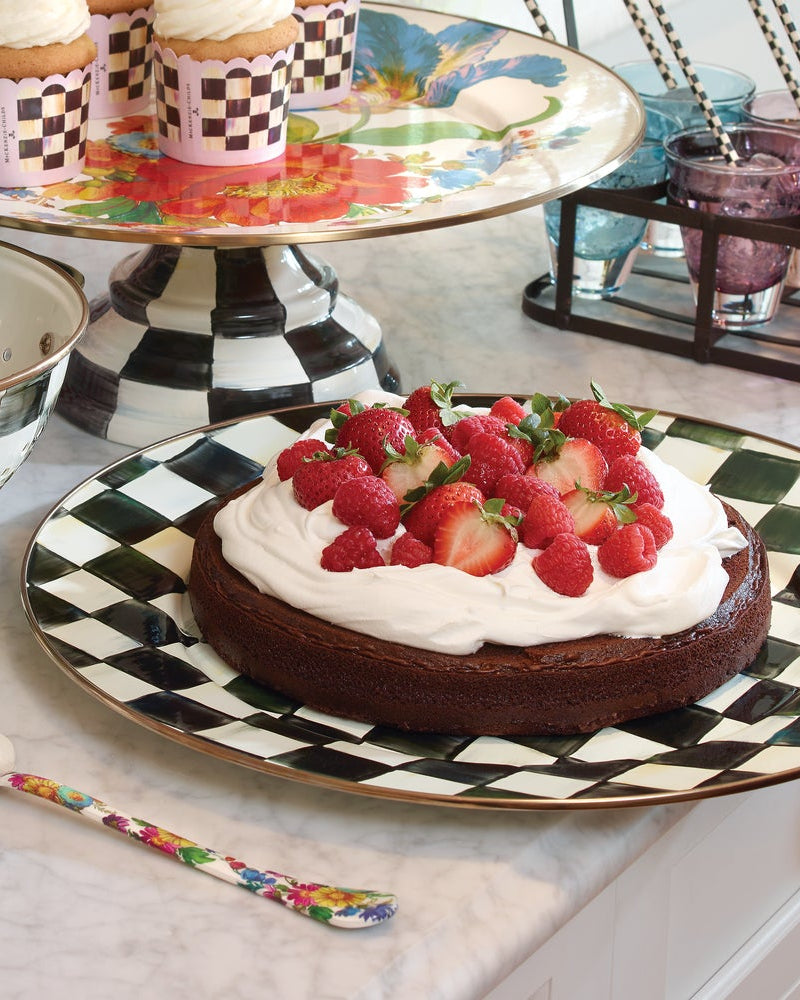 Courtly Check Serving Platter