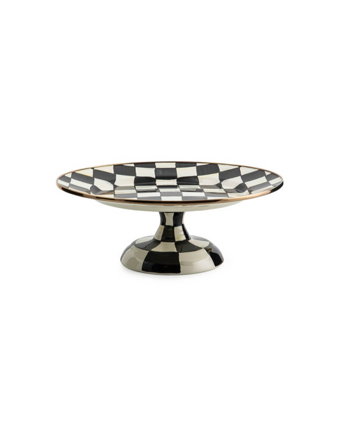 Courtly Check Small Pedestal Platter