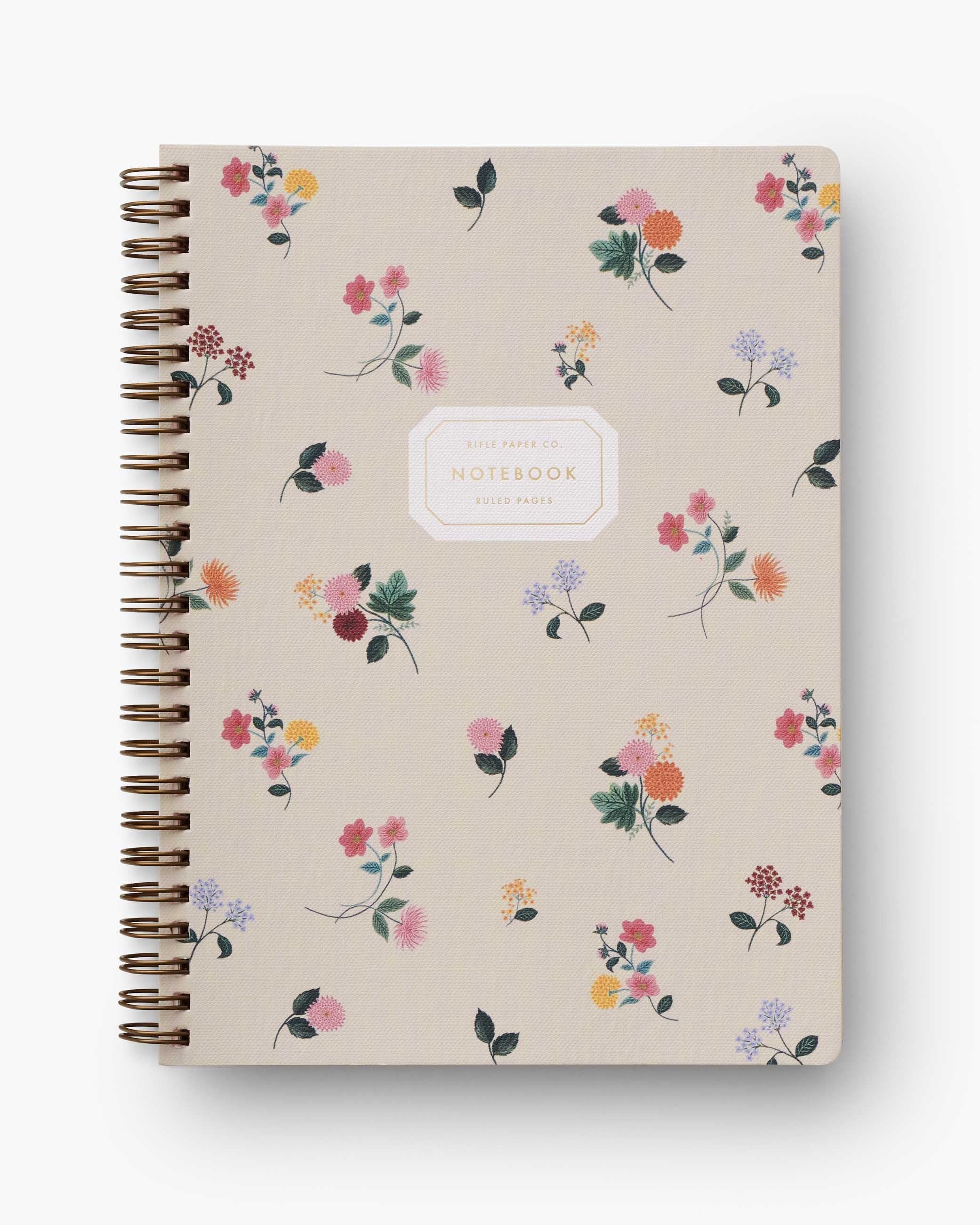 Cuaderno de Espiral Ditsy Dahlia