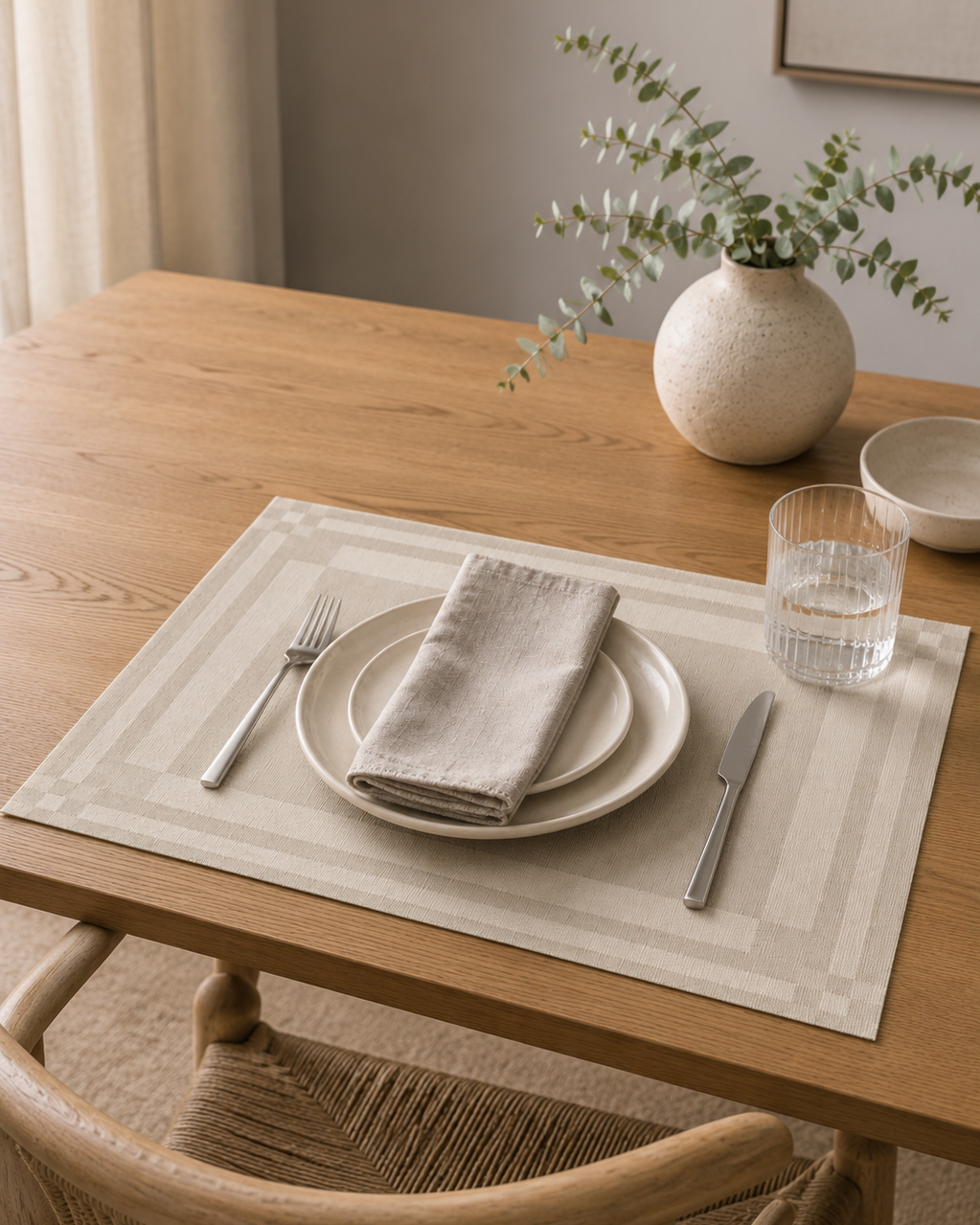 Individual Rectangular Handkerchief Flax
