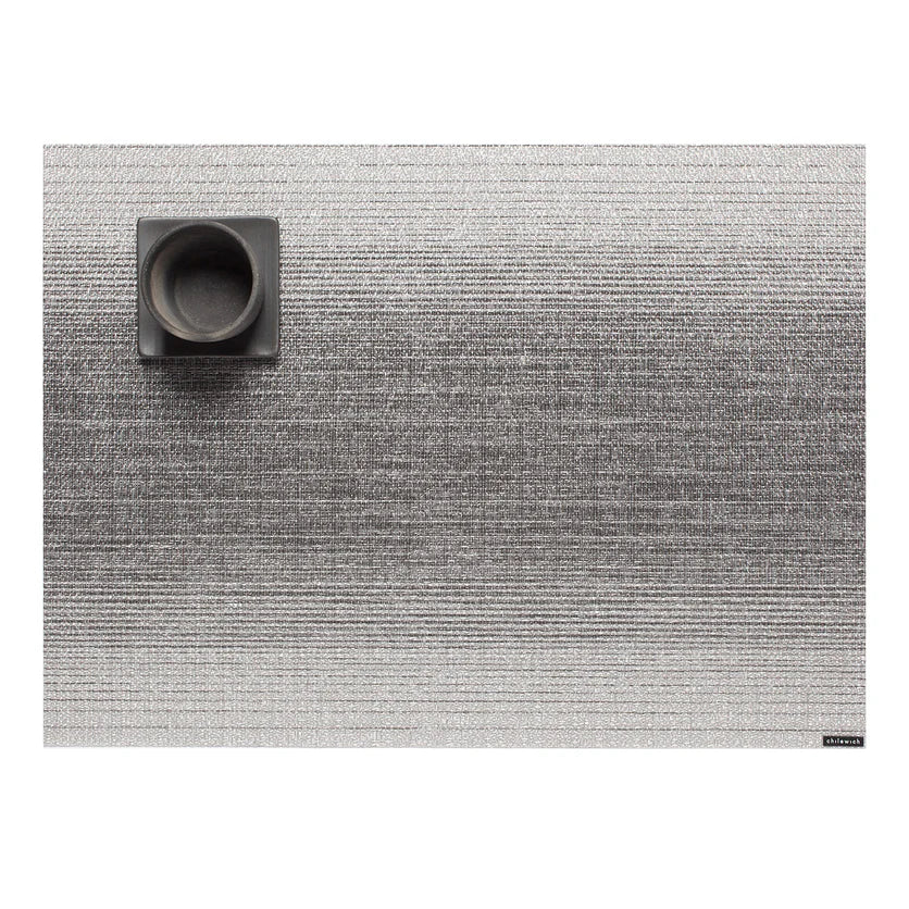 Individual Rectangular Ombré Silver