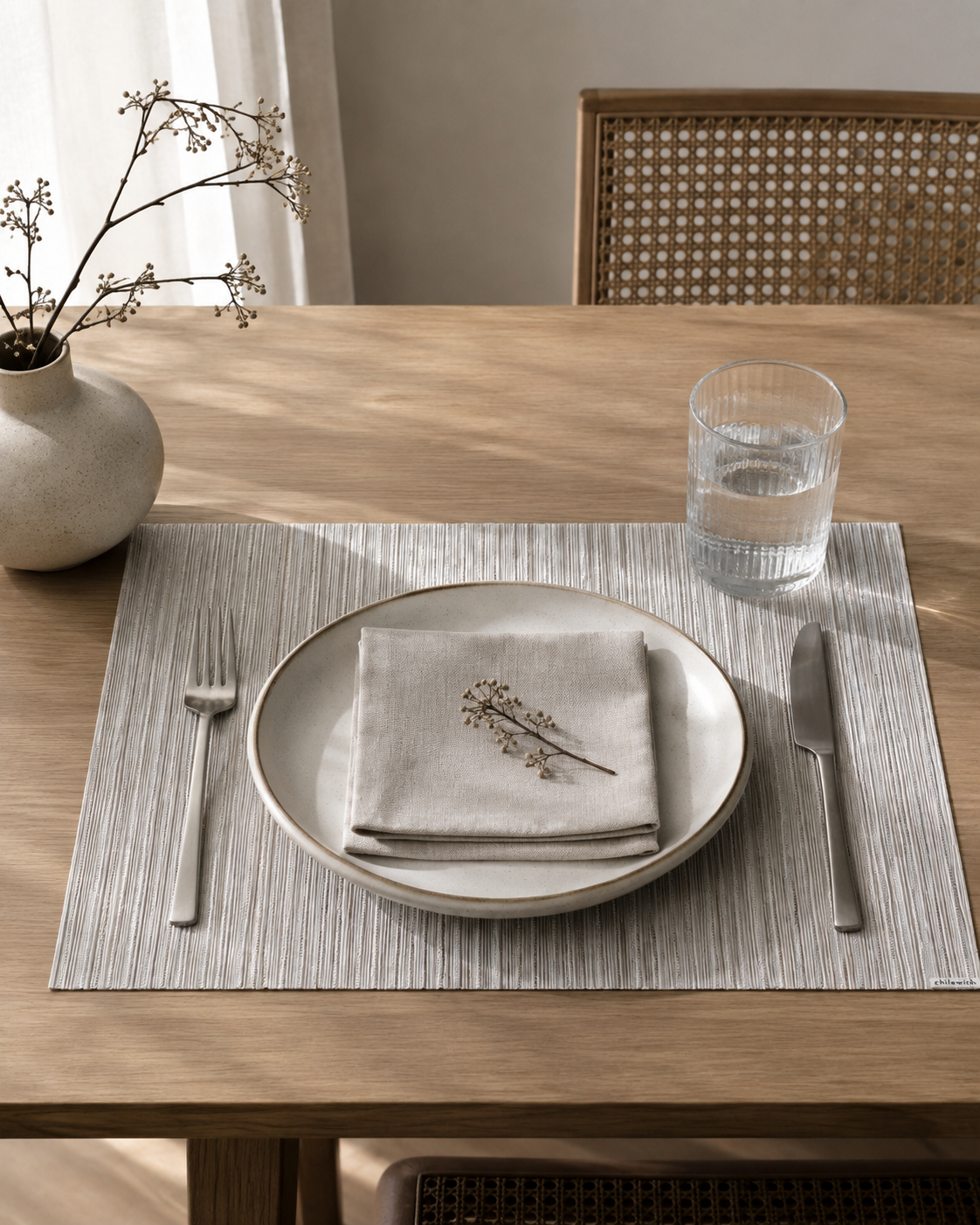 Individual Rectangular Rib Weave Birch