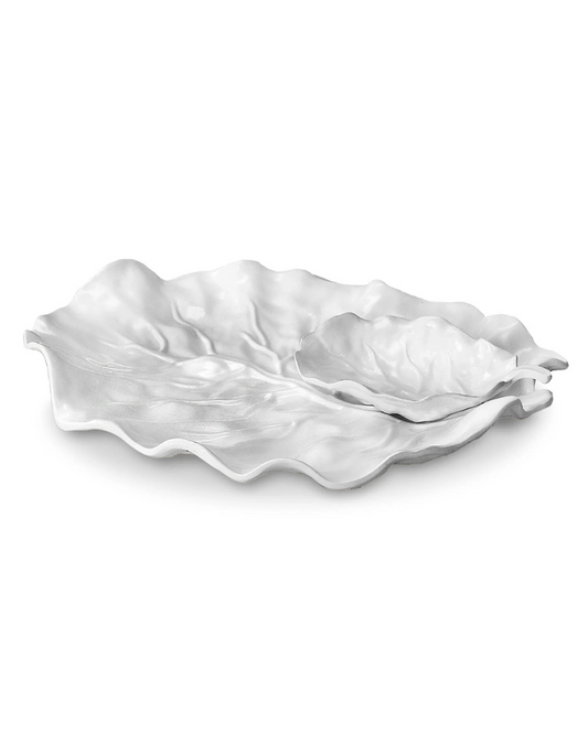Lettuce Platón Hoja con Dip Blanco