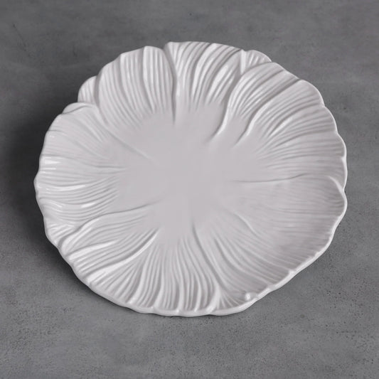 Lettuce Plato 13" Blanco (Set de 4)