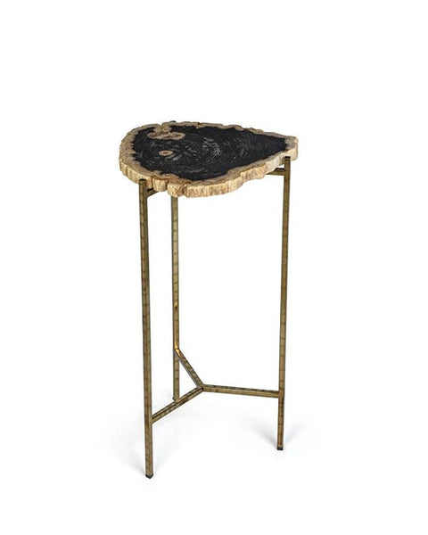 Mesita de Madera Petrificada