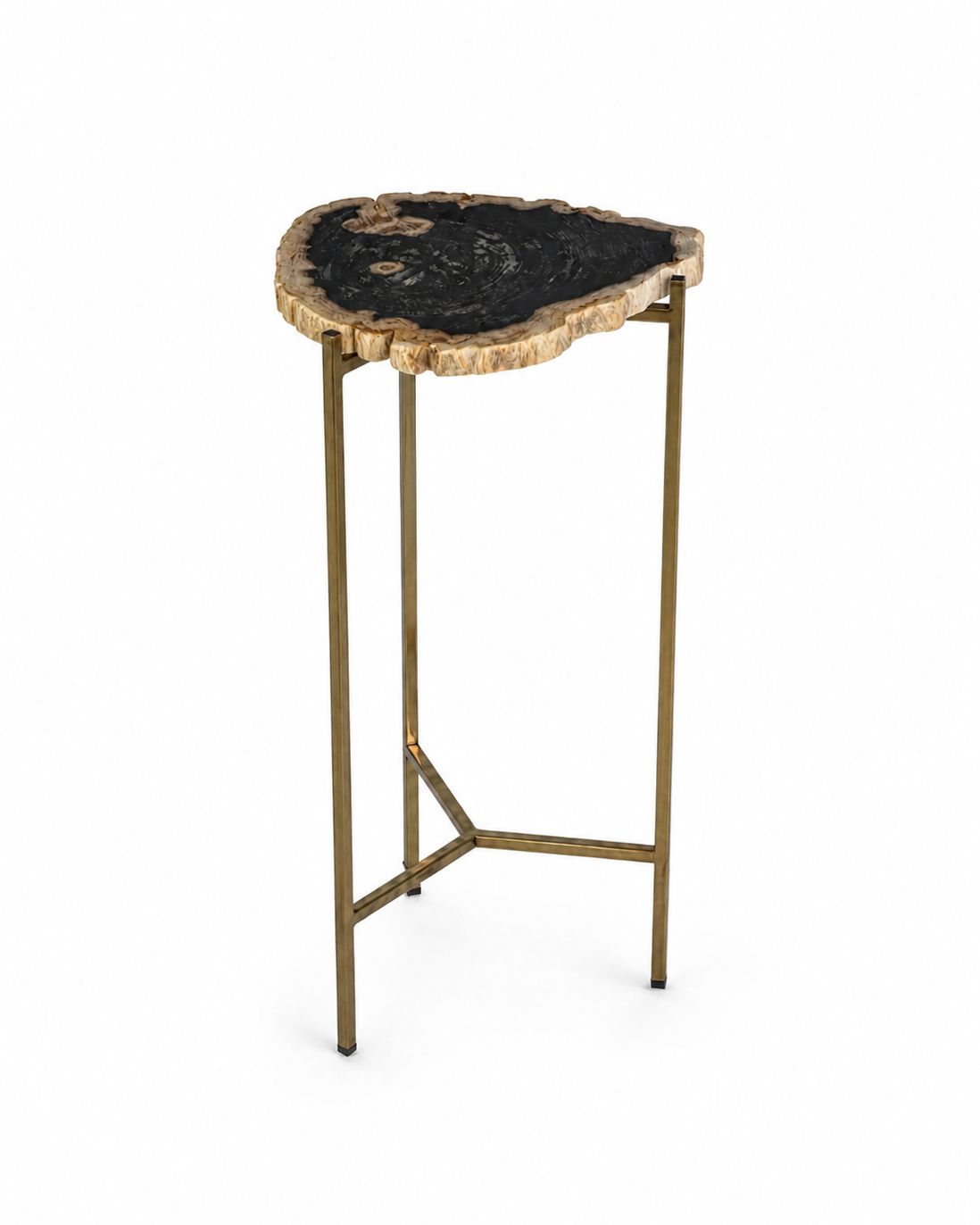 Mesita de Madera Petrificada