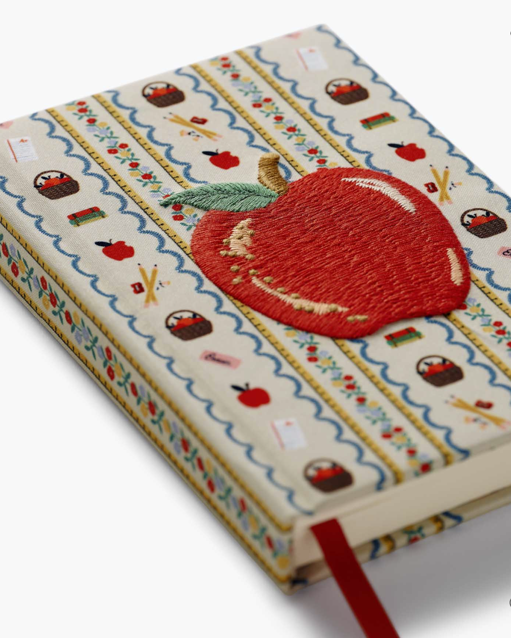 Mini Diario Bordado Schoolhouse