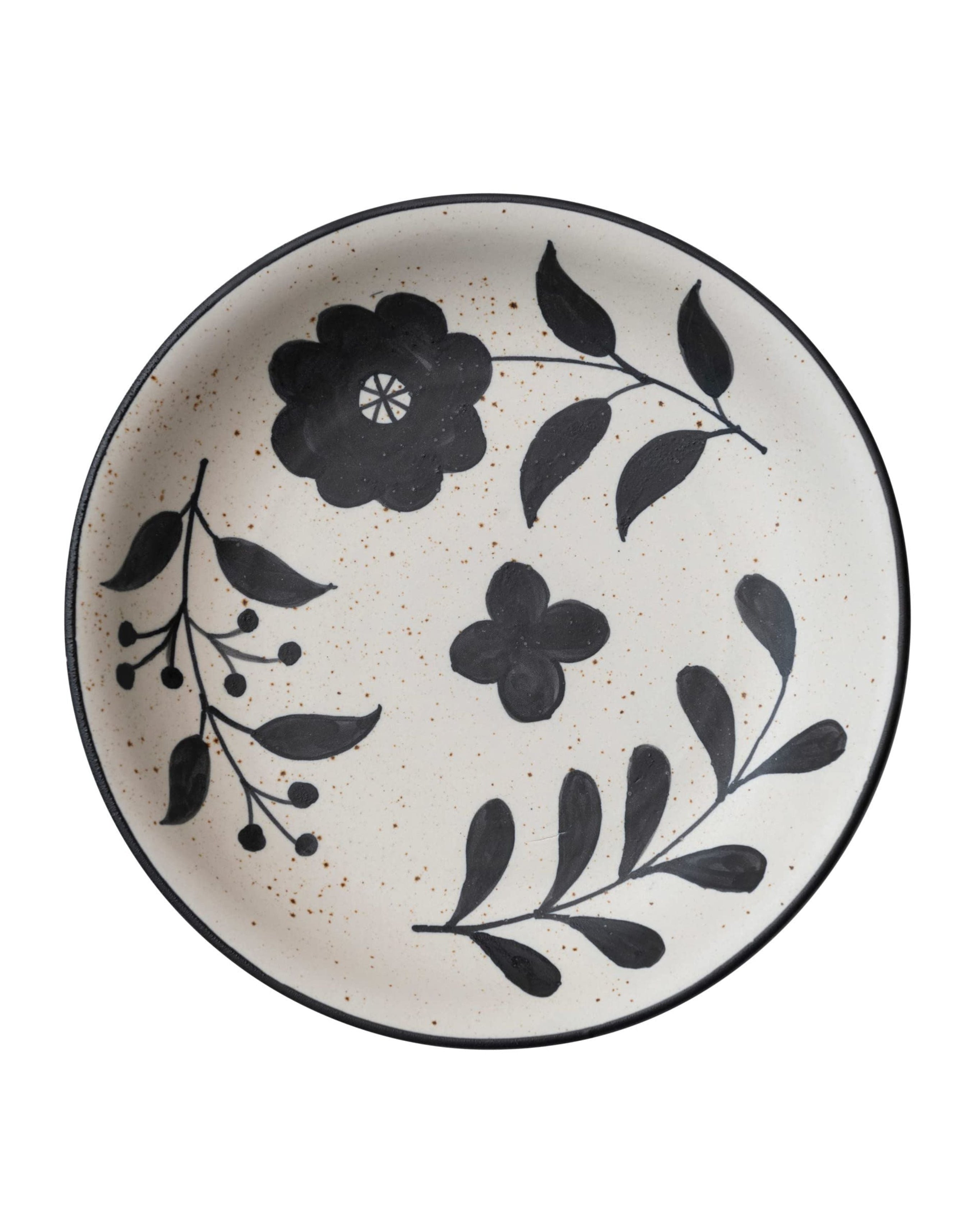 Platón con Diseño Floral