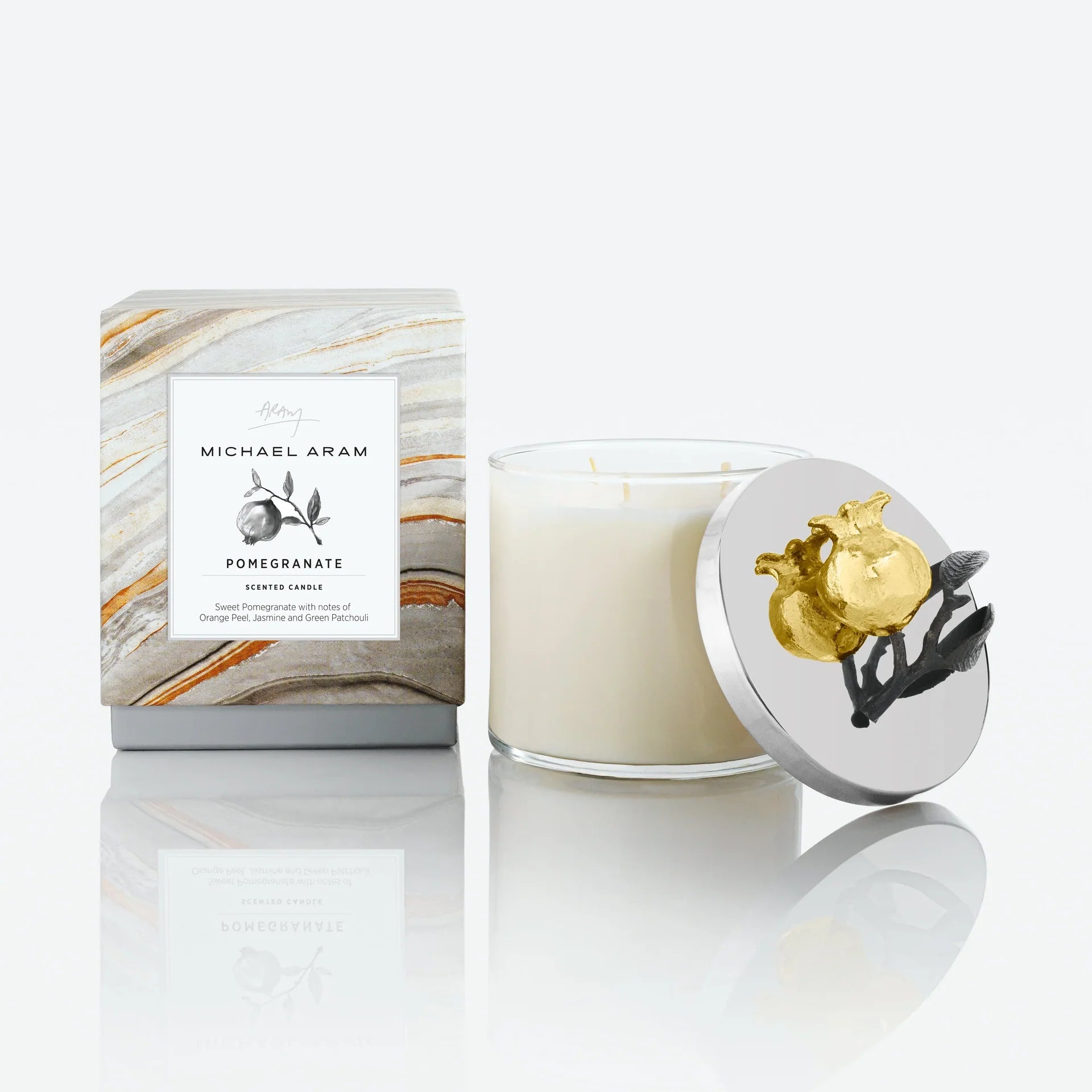 Pomegranate Gold Vela Aromática 2