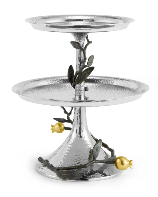 Pomegranate Torre para Postres de 2 Niveles