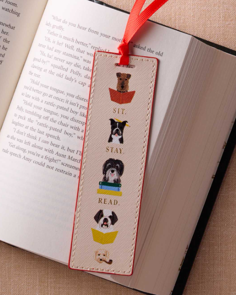 Separador de libros Perros Estudiosos 2