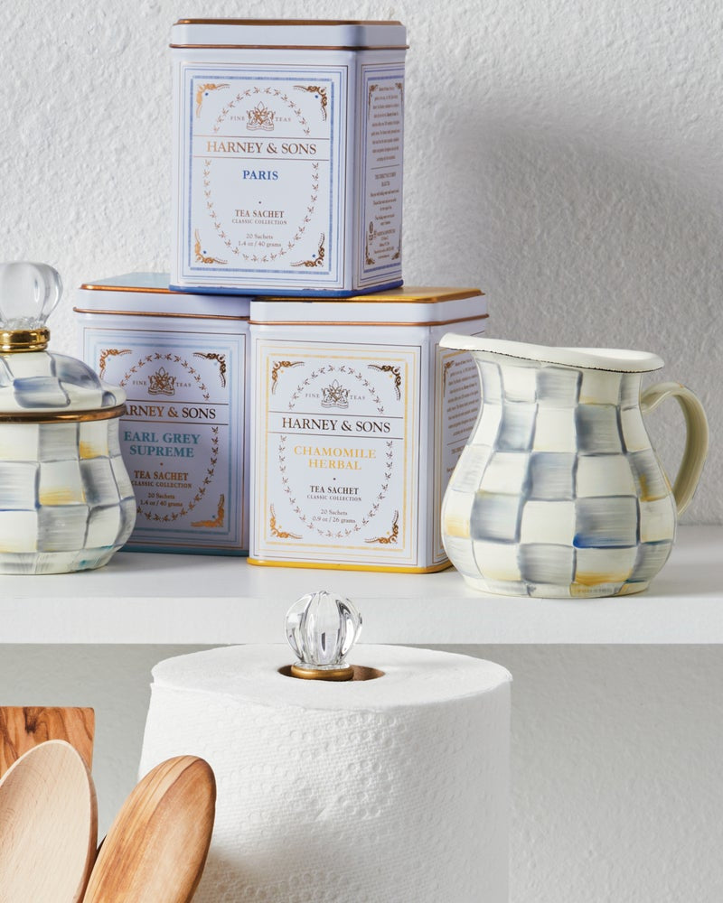 Sterling Check Creamer