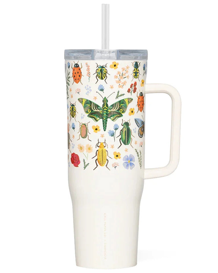 Termo con popote  - Curio Cream