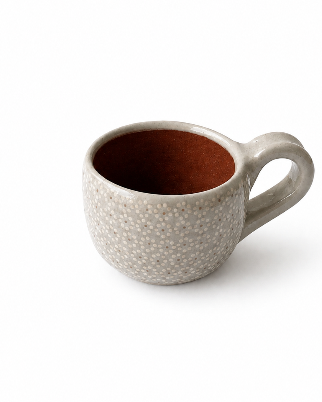 Terno Taza Puntito Capuchino