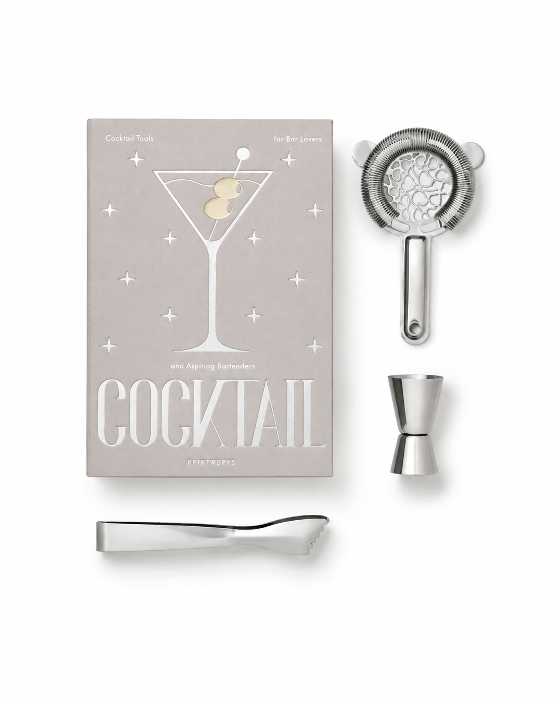 The Essentials Cocktail Tools Gris/Metálico