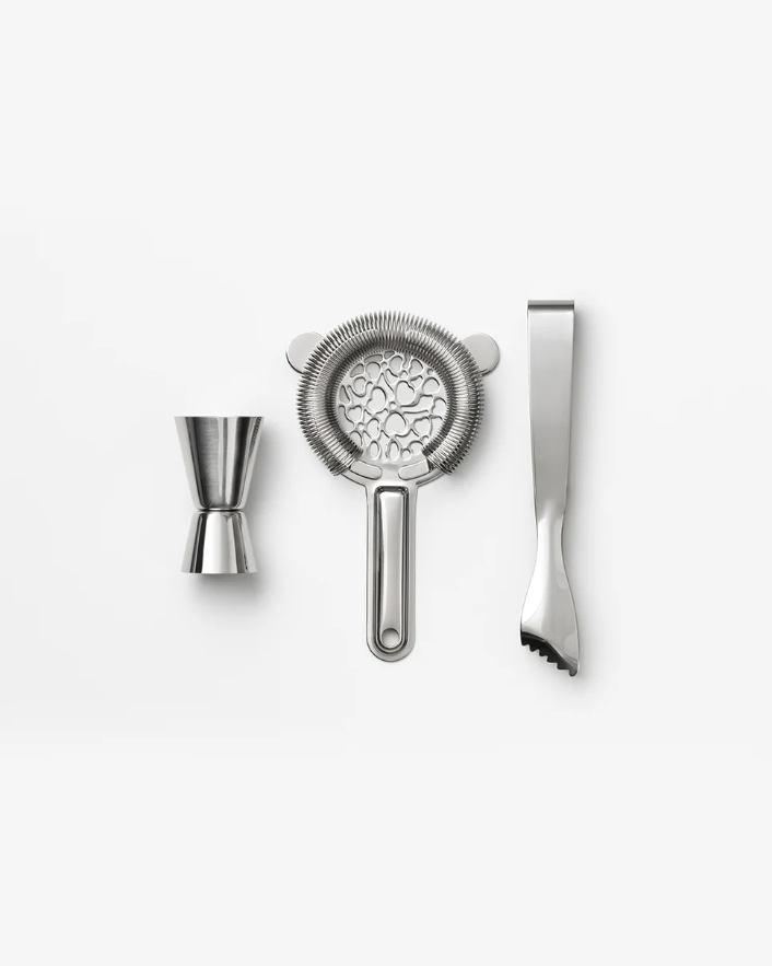 The Essentials Cocktail Tools Gris/Metálico