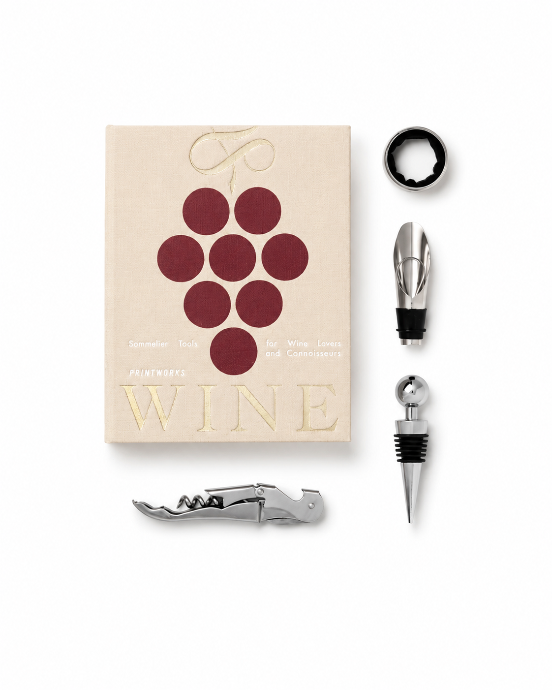 The Essentials Wine Tools Beige/Rojo