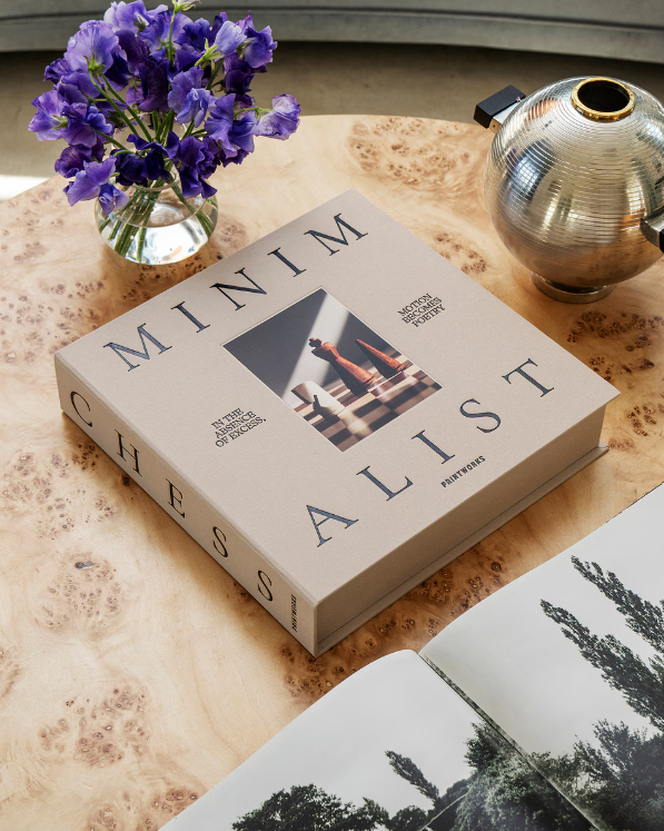 The Minimalist Ajedrez de Madera Beige