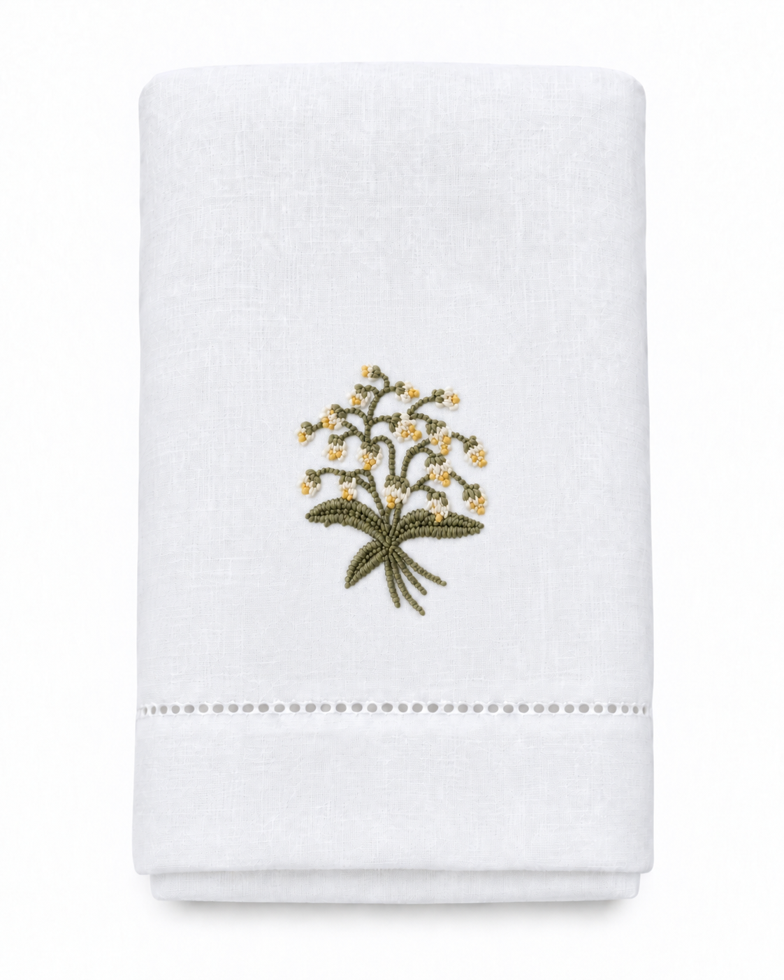 Toalla de Baño Flores Blancas (Set 4)