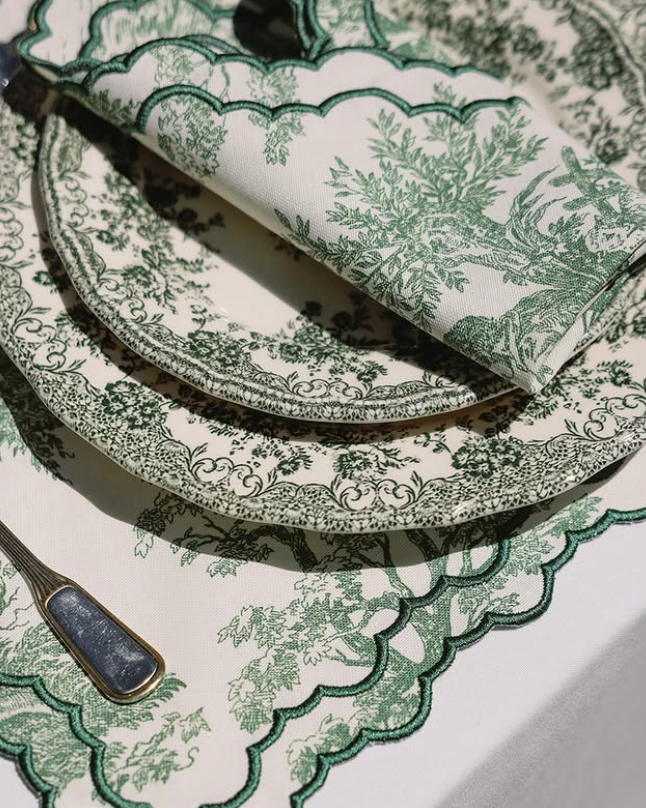 Toile Verde Servilleta