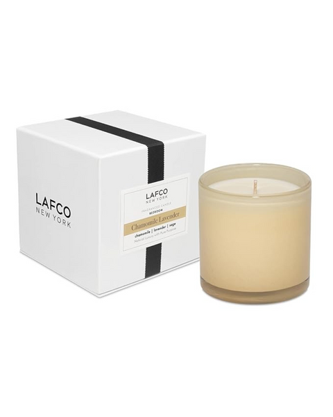 Vela de Manzanilla y Lavanda