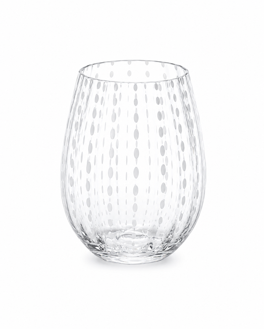 Vaso Puntos Blancos