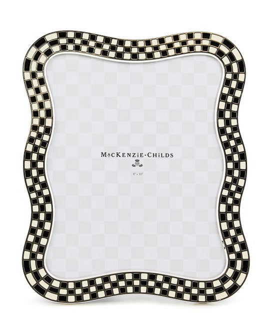 Wavy Check Silver Plated 8" x 10" Frame