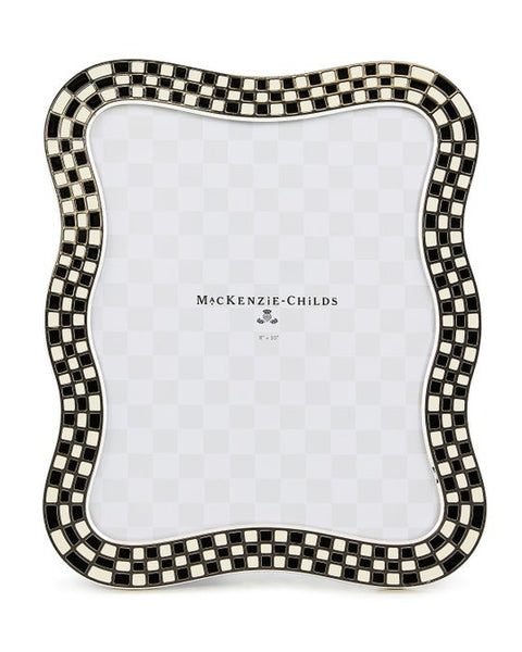 Wavy Check Silver Plated 8" x 10" Frame